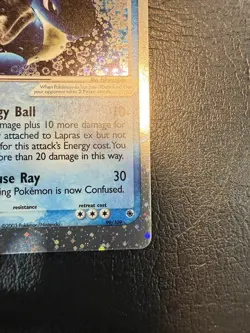Pokemon TCG Lapras EX Holo Ultra Rare Card Ruby and Sapphire 99/109 NM+ - Image 5