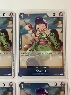 Otama OP13-043 Carrying On His Will 4 Foil Card Play Set Lot One Piece - Image 3