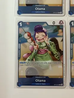 Otama OP13-043 Carrying On His Will 4 Foil Card Play Set Lot One Piece - Image 4