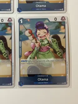 Otama OP13-043 Carrying On His Will 4 Foil Card Play Set Lot One Piece - Image 5