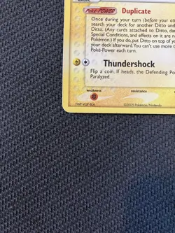 Pokemon Cards Ex Delta Species Pikachu Ditto Reverse Holo Stamped Old 63/113 - Image 2