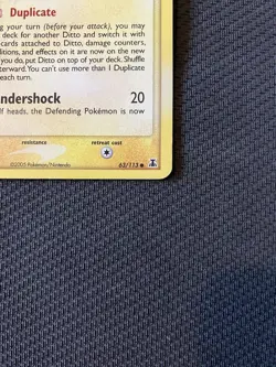 Pokemon Cards Ex Delta Species Pikachu Ditto Reverse Holo Stamped Old 63/113 - Image 3
