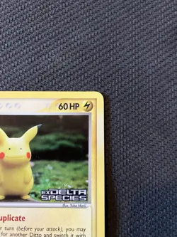 Pokemon Cards Ex Delta Species Pikachu Ditto Reverse Holo Stamped Old 63/113 - Image 4
