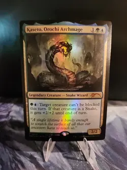 Kaseto, Orochi Archmage - ✨Foil✨English - MTG Year of the Snake Promo - NM/LP - Image 1