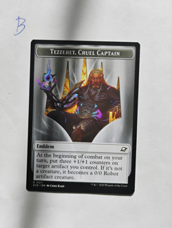 Tezzeret, Cruel Captain Edge of Eternities Regular + Emblem - LP - M - Regular - Image 3
