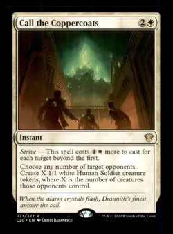 Call the Coppercoats LP Light Play Commander 2020 MTG [12220] - Image 1