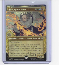 Magic MTG Avatar The Last Airbender Iroh Grand Lotus Borderless Foil R0349 - Image 1