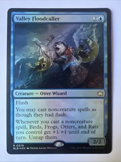 Magic the Gathering - Bloomburrow - Valley Floodcaller - FOIL - NM - Image 1