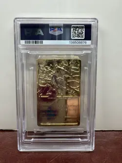 1999 BURGER KING POKEMON GOLD CARDS CHARIZARD PSA 8 - Image 2