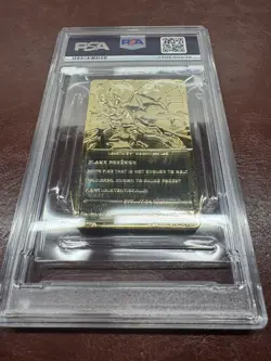 1999 BURGER KING POKEMON GOLD CARDS CHARIZARD PSA 8 - Image 3