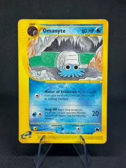 Omanyte 41/144 Skyridge Regular Pokemon TCG E-READER VINTAGE MP - Image 1