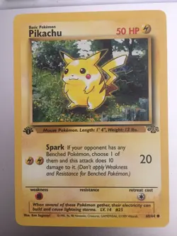 Pokemon Pikachu Red Cheeks 1st Edition Jungle 60/64 - Image 1