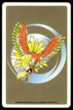 Totodile Ace of Diamonds Ho-Oh Poker Deck Pokemon Japanese ~ HP Stained - Image 2