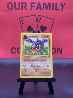 Aerodactyl 16/62 Fossil Rare Regular 1999 WOTC Pokemon TCG LP - Image 1