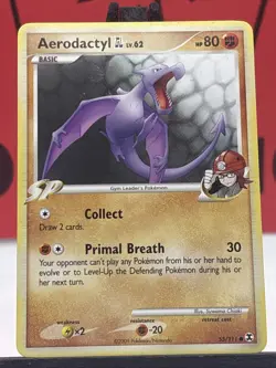 Aerodactyl GL 55/111 Rising Rivals Regular Common Pokemon TCG 2009 LP - Image 3
