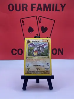 Aerodactyl 1/62 Fossil Holo Prerelease Stamped 1st edition WOTC Pokemon TCG HP - Image 1