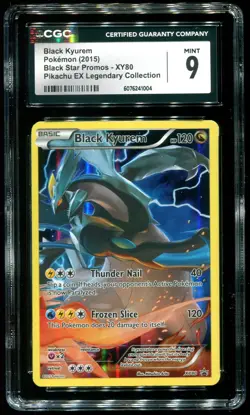CGC 9 Black Kyurem Full Art Black Star Promo XY 2015 Pokemon Card #XY80 - Image 1