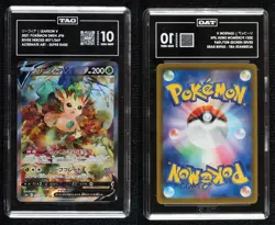 Super Rare - Leafeon V Japanese Pokemon Sword & Shield Eevee Heroes (s6a) TAG 10 - Image 3