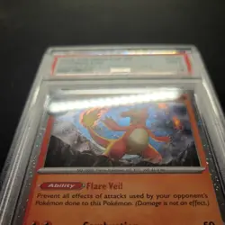 2025 Pokemon PAF Charmeleon #008 PSA 9 Charizard ex special 008/091 cosmos foil - Image 2