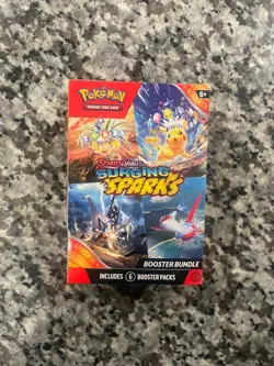 Pokemon TCG Scarlet & Violet Surging Sparks Booster Bundle 6 Packs FACTORY SEAL 820650854125 - Image 1