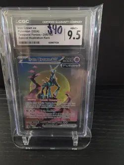 CGC Mint+ 9.5 2024 Pokemon Iron Crown Ex SIR #206 Temporal Forces - Image 1