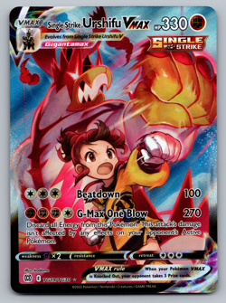 Single Strike Urshifu VMAX Pokemon Brilliant Stars Trainer Gallery TG19/TG30 NM - Image 1