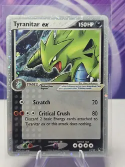 Pokemon TCG Tyranitar ex POP Series Promos 17/17 Holo Cosmos Holo Rare Rare HP - Image 1