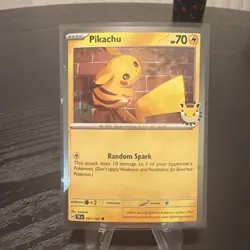 Pikachu 051 /162 Stamped 2026 Pokemon Day 30 Promo TCG - NM - Image 1