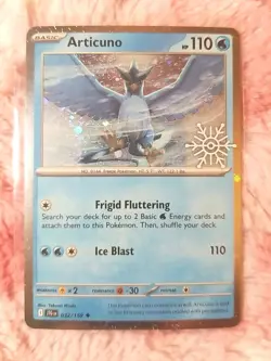 Pokemon Articuno 032/159 Holiday Calendar 2025 Stamped Journey Together Cosmos - Image 1