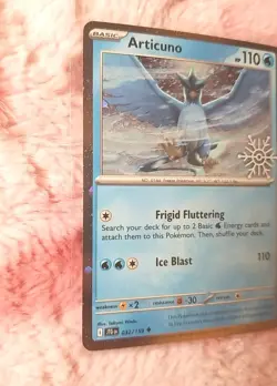 Pokemon Articuno 032/159 Holiday Calendar 2025 Stamped Journey Together Cosmos - Image 2