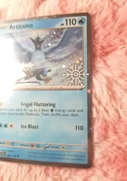 Pokemon Articuno 032/159 Holiday Calendar 2025 Stamped Journey Together Cosmos - Image 3