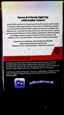 Pokemon TCG: Scarlet & Violet Prismatic Evolutions Booster Bundle Factory Sealed - Image 2