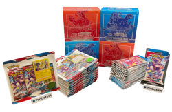 Pokemon TCG Battle Styles (4) ETB (20) Sleeved Booster Packs (13) 3-Pk Blisters - Image 1