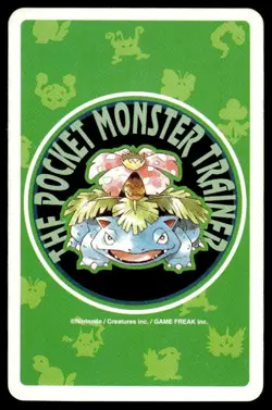 Ditto 10 of Diamonds Venusaur Poker Deck Pokemon Japanese ~ HP Stained - Image 2