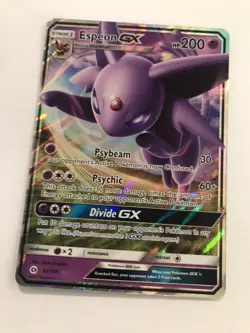 Espeon GX 61/149 Ultra Rare Sun & Moon Pokemon TCG - Image 1