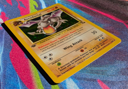 1st Edition Aerodactyl HOLO 1/62 Fossil Vintage Pokemon TCG - NEAR MINT, English - Image 3