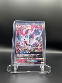 Pokemon TCG Sylveon GX 92a/145 Promo Guardians Rising Sun and Moon Full Art NM - Image 1