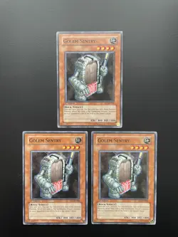 Yugioh Golem Sentry SD7-EN008 1st Edition Common HP X3 - Image 1