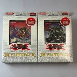 YUGIOH TCG! Duelist Pack Special Edition 2 BOX Set ft, Jaden & Chazz SEALED! - Image 1