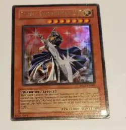 Yugioh - Silent Swordsman LV7 WC5-EN001 Ultra Rare Unlimited Mint Holo - Image 1
