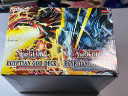 Yugioh STRUCTURE DECK Egyptian God Deck Obelisk & Slifer 1st Edition Display Box - Image 1