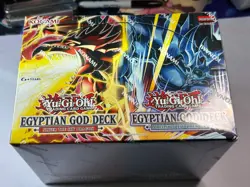 Yugioh STRUCTURE DECK Egyptian God Deck Obelisk & Slifer 1st Edition Display Box - Image 2