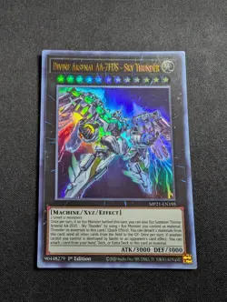 Yugioh - Divine Arsenal AA-ZEUS Sky Thunder MP21-EN195 1st Ultra Rare NM - Image 1