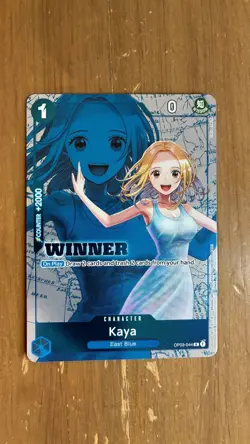 Kaya Winner Stamp Holo Alt Art OP03-044 ONE PIECE TCG Event Pack Vol 6 3⚓📈 - Image 1