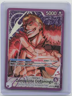 Donquixote Doflamingo [Alternate Art] OP14-060 One Piece Azure Sea's Seven - Image 1