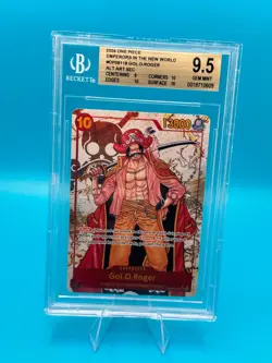 2024 ONE PIECE EMPERORS IN THE NEW WORLD ALT ART SEC GOL.D.ROGER BGS 9.5 - Image 1