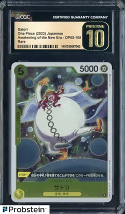 2023 One Piece JPN Awakening of New Era OP05-105 Satori CGC 10 PRISTINE - Image 1