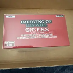 One Piece Card Game: Carrying On His Will (OP-13) Booster Box Sealed- first run! - Image 5