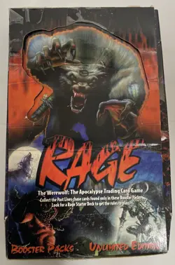 Rage The Werewolf: The Apocalypse Unlimited Booster Box 24 Sealed Packs - TCCCX - Image 1