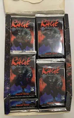 Rage The Werewolf: The Apocalypse Unlimited Booster Box 24 Sealed Packs - TCCCX - Image 2